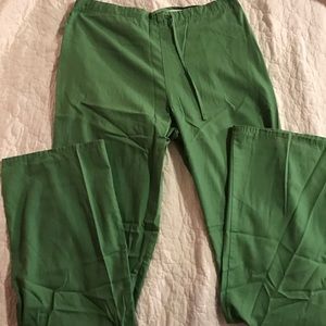 Green scrub pants