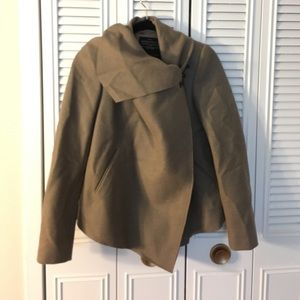 All Saints Wrap Coat. Camel.