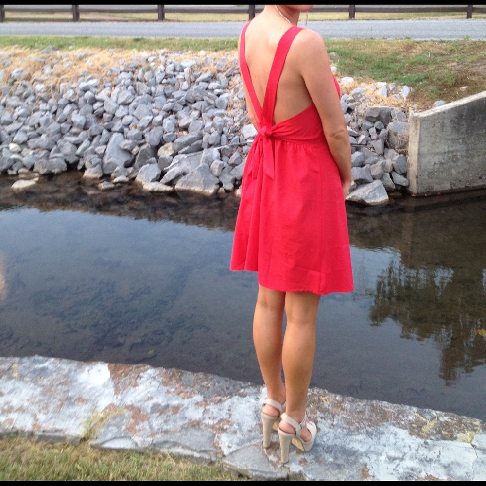 RED HOT dress from Lulu's