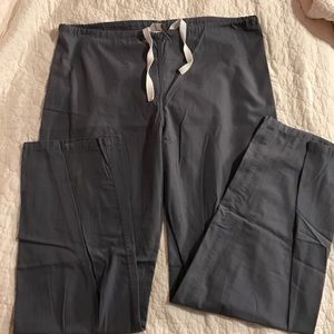 Gray scrub pants