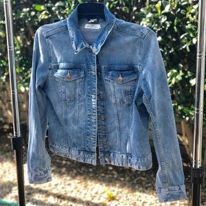 H&M Medium Wash Denim Jacket W Size 14