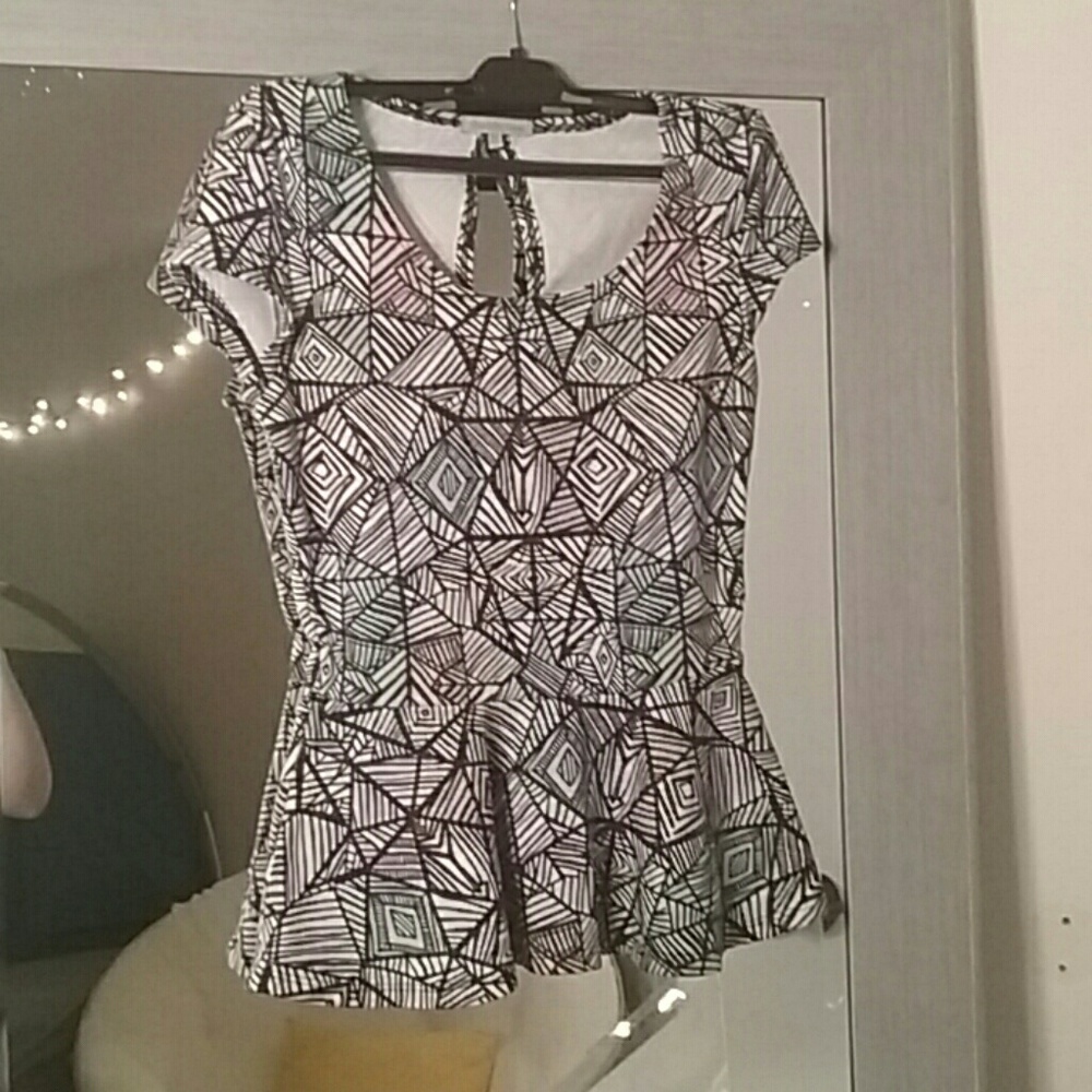 Charlotte Russe Peplum Top