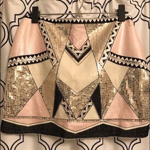 Verty sequined mini skirt