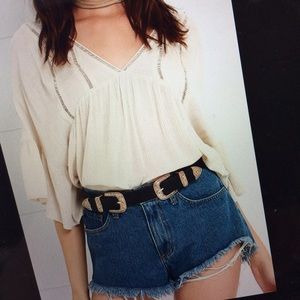 Forever 21 two buckle belt