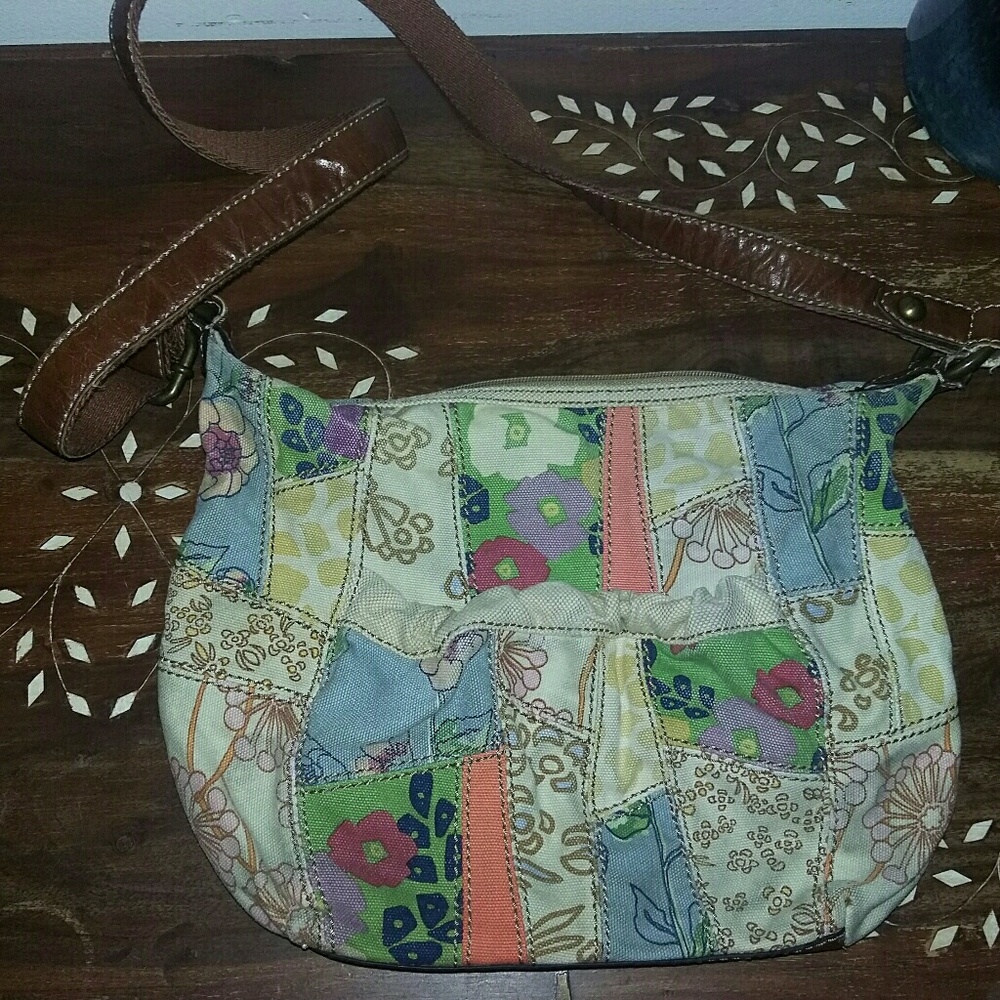 Fossil Canvas print purse