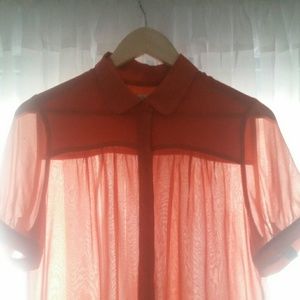 Sheer French Connection Blouse
