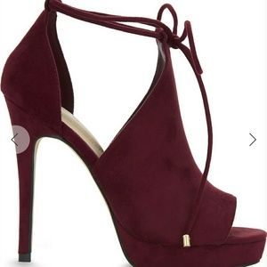 Wine color aldo shoe