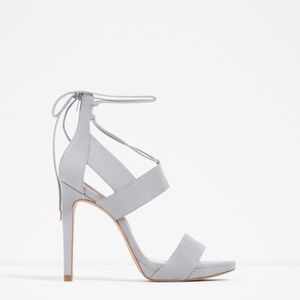 Zara blueish grey stilettos