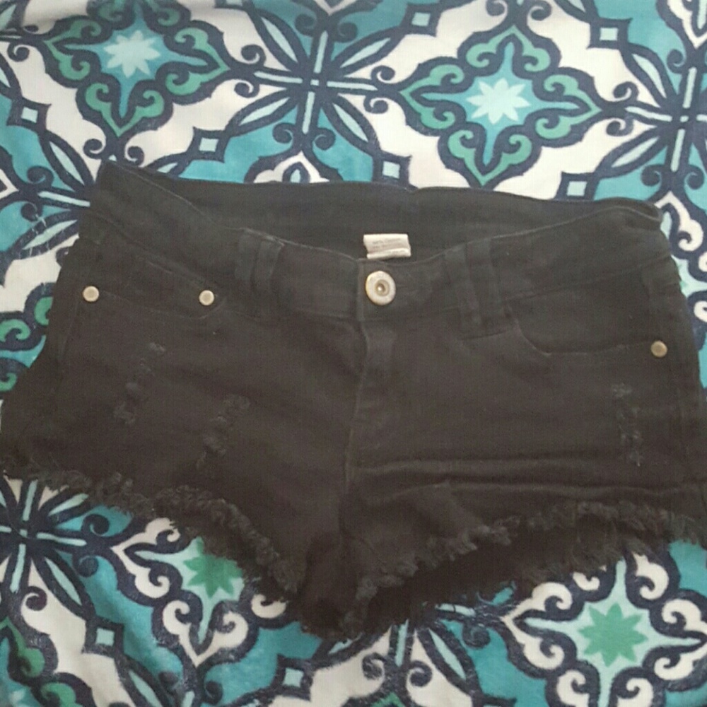 Black shorts