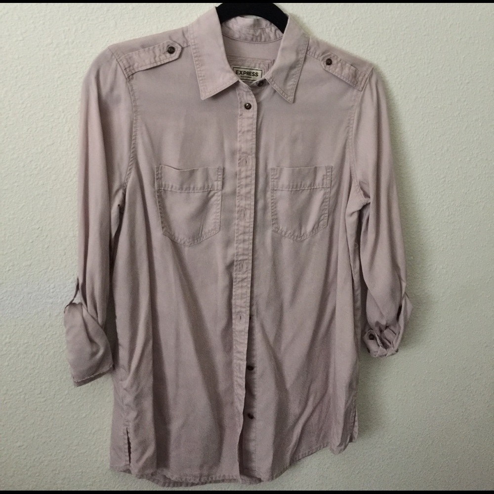Express Boyfriend Shirt XS