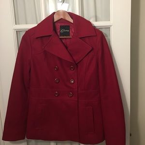 Red Guess Coat