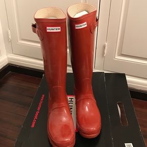 Hunter original gloss boots