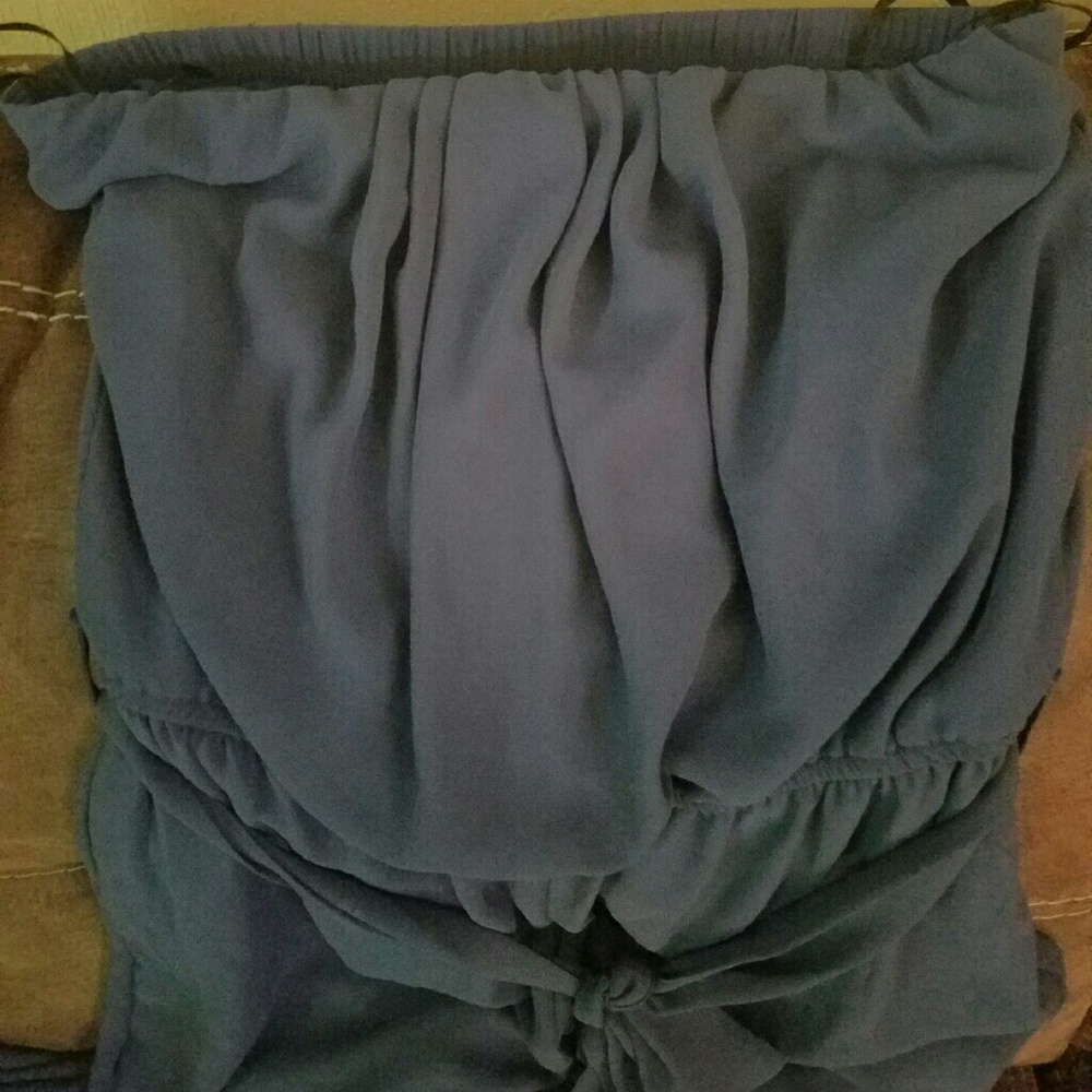 Chiffon grey long romper