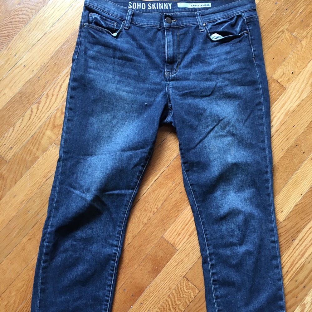 DKNY denim capris
