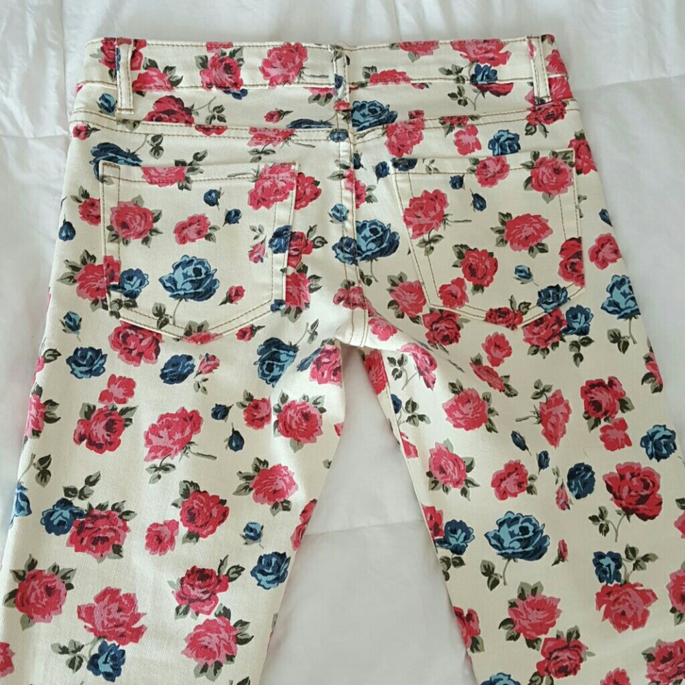 Floral Skinny Jeans