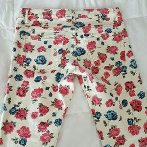 Floral Skinny Jeans