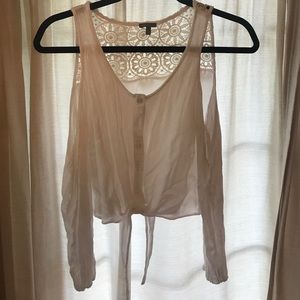 Charlotte Russe off the shoulder blouse s
