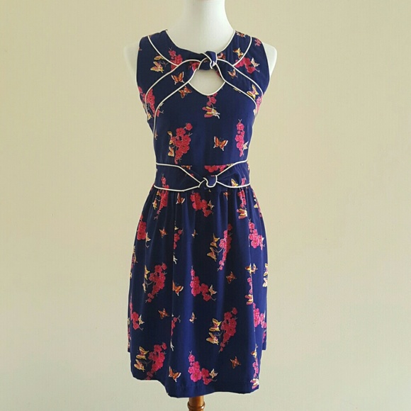 Trollied Dolly Dresses & Skirts - ModCloth Butterfly Print Dress from Trollied Dolly