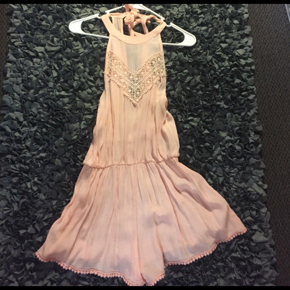 Blush romper / playsuit
