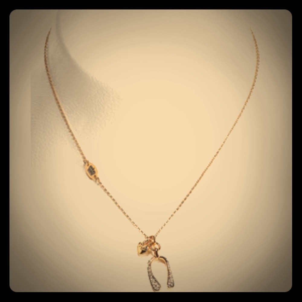 Juicy Couture Wishbone necklace