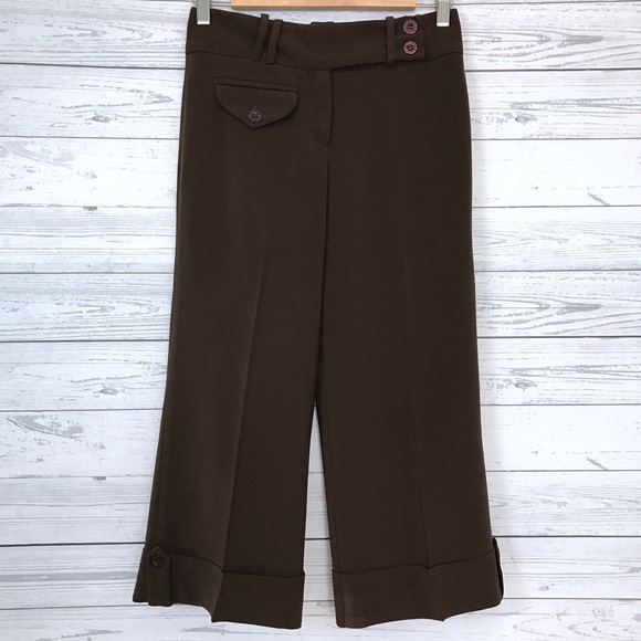 Bebe Wide Leg Crop Pants - Picture 1 of 4