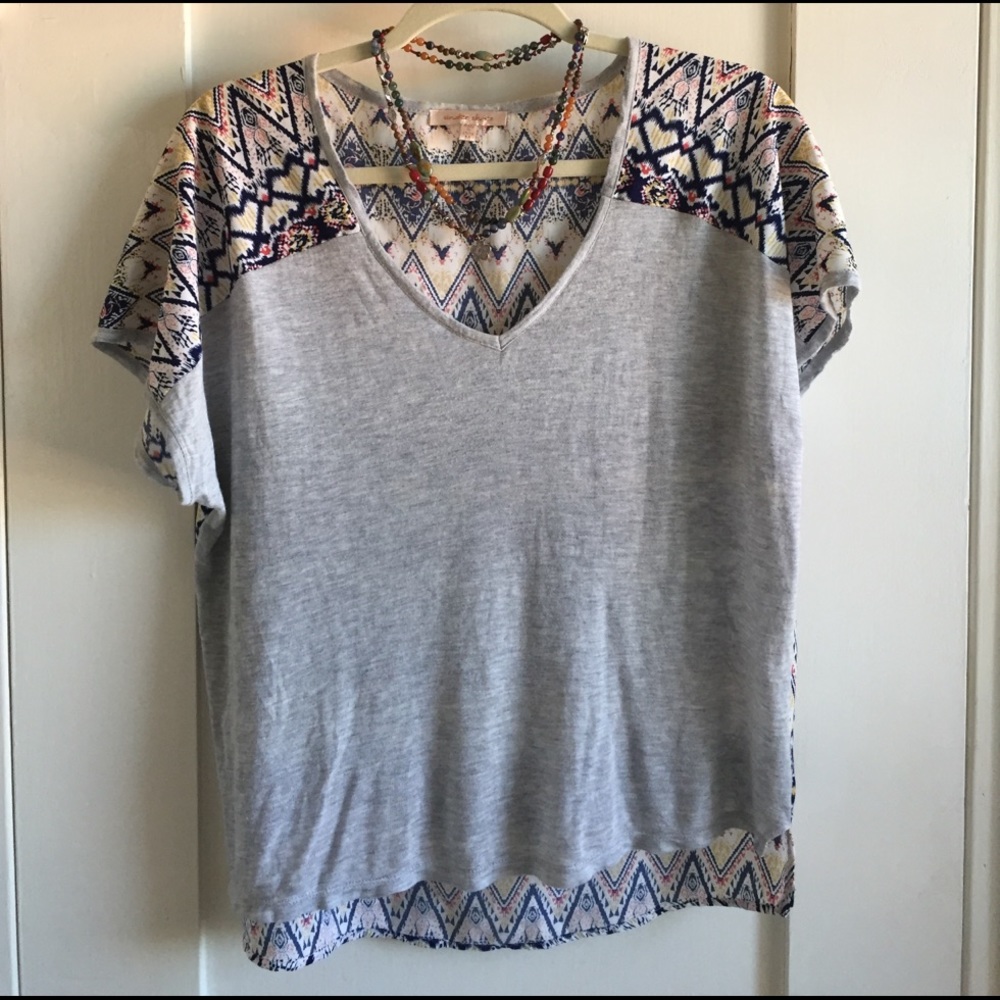 Under Skies Athropologie Tribal Shirt NWOT
