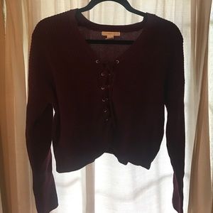 Forever 21 maroon sweater m