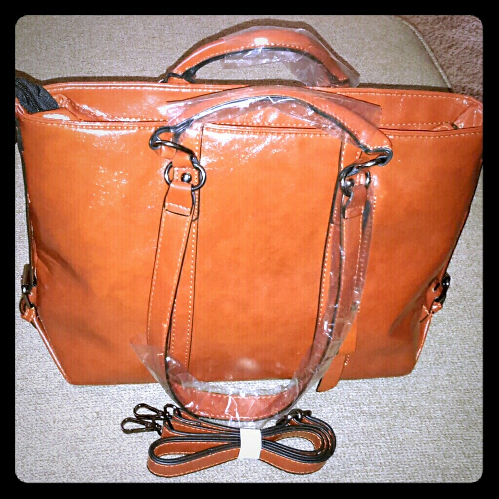 Oil wax leather bag