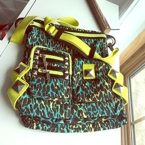 Betsey Johnson leaopard bag