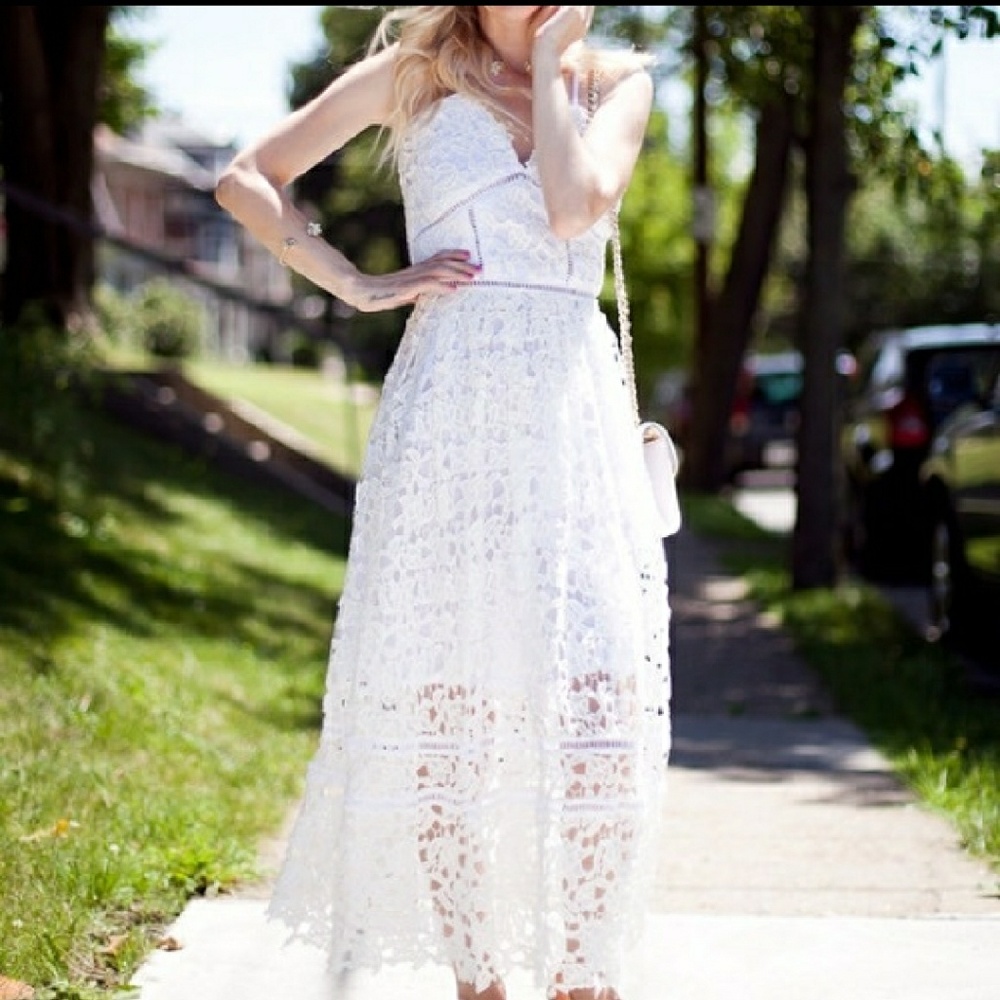 Lacy Midi Dress
