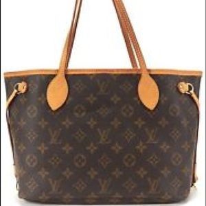 Louis Vuitton Monogram Neverfull Mm Brown Tote Bag
