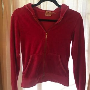 Juicy Couture pink zip up size m