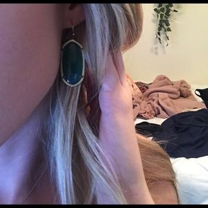 Green Kendra Scott Elle earrings
