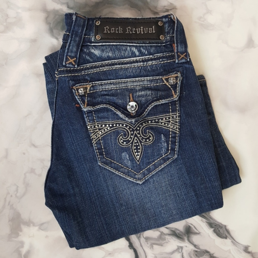 25x34.5  rock revival jeans