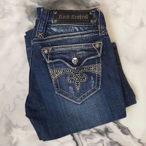 25x34.5  rock revival jeans