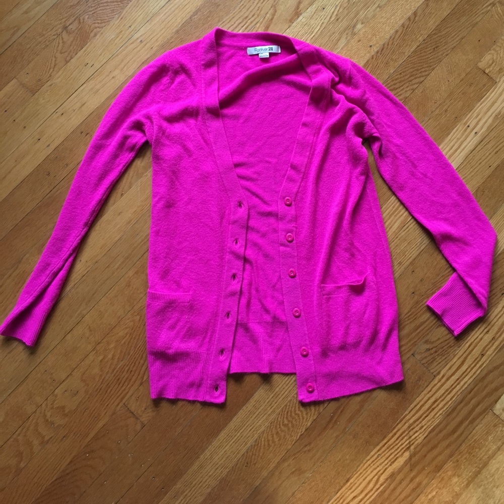 Forever21 Hot-pink Sweater
