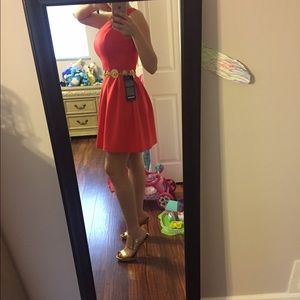 Bebe coral dress