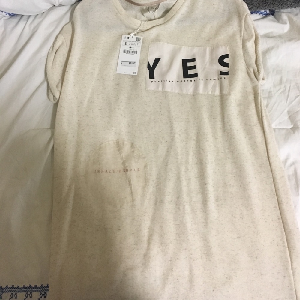 Zara brand new shirt sleeve shirt.