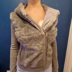 Armani Exchange Fur Sweater