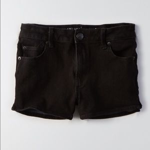 American Eagle Black High Rise Shortie, size 2