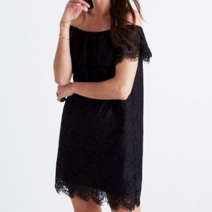Madewell dusklace off the shoulder dress