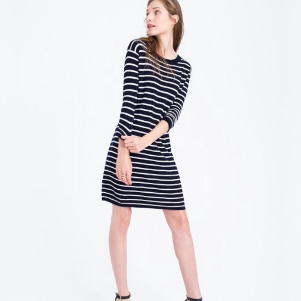 J.Crew Striped Sweater Dress