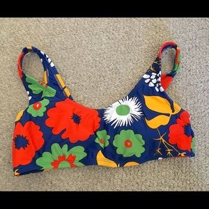 Marimekko bikini crop top NWOT