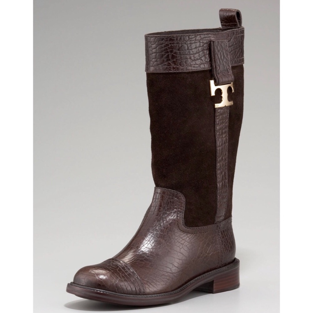 Tory Burch Corey Mid Calf Flat Boot