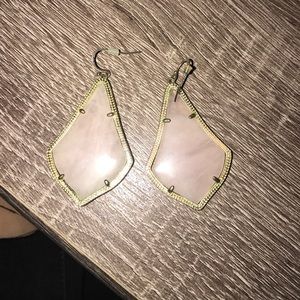 Blush pink Alexandra Kendra Scott earrings