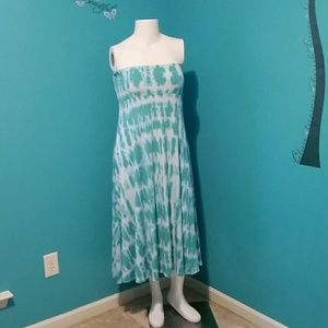 NWOT Teal Tie Dye LuLaRoe Maxi