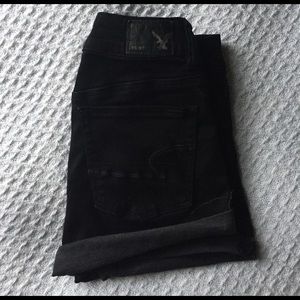 American Eagle High Rise stretchy shortie, size 0