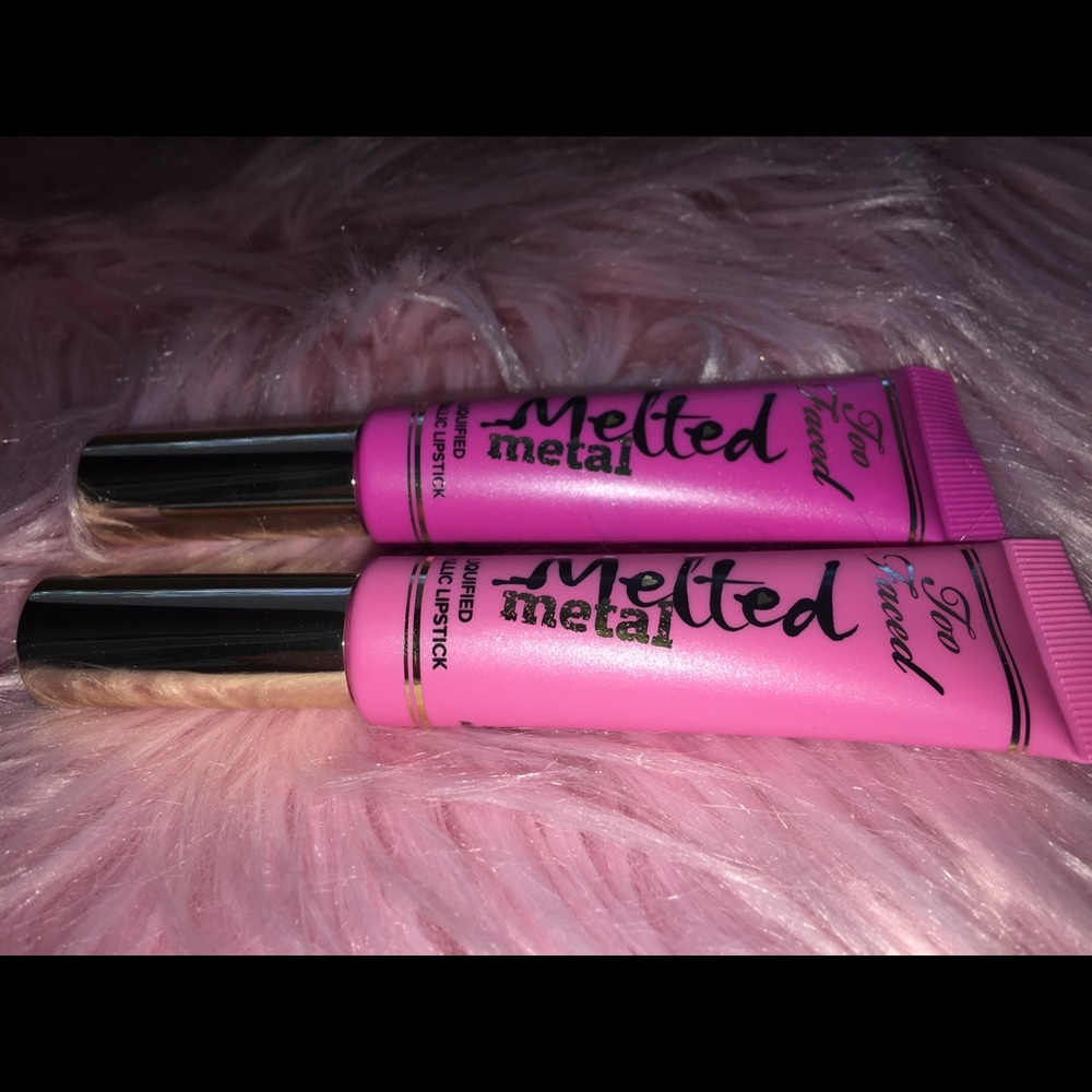 Melted metal lipstick