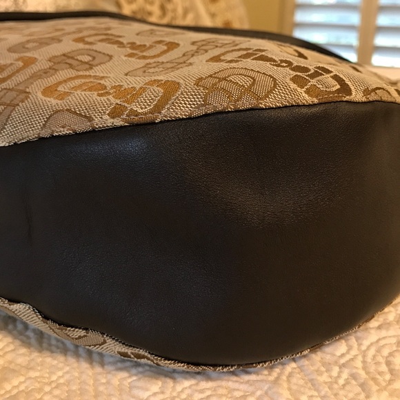 Gucci Large Horsebit Canvas Hobo Shoulder Handbag - Picture 2 of 4