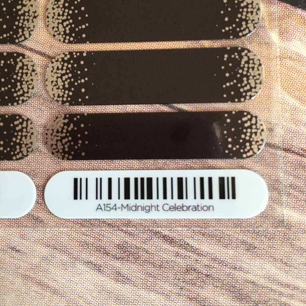 Jamberry Nail Wrap - Midnight Celebration NEW
